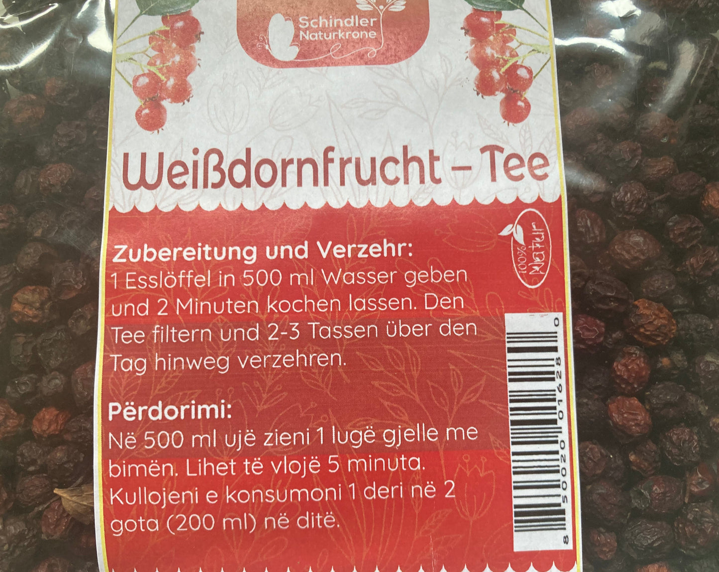 Crataegus monogyna / Caj Frut Murrizi 100 g
