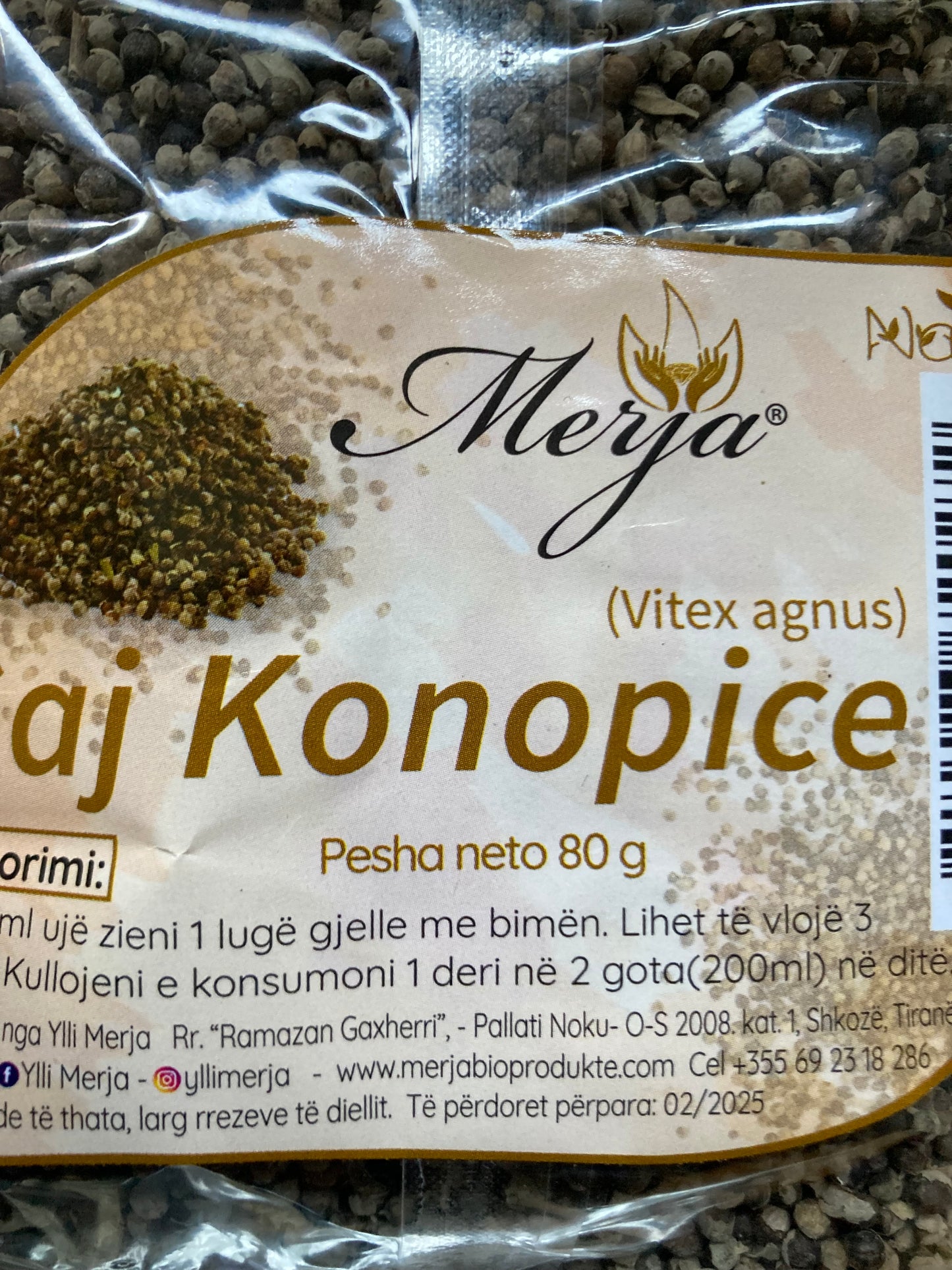 Caj Konopice / Vitex agnus 80 g