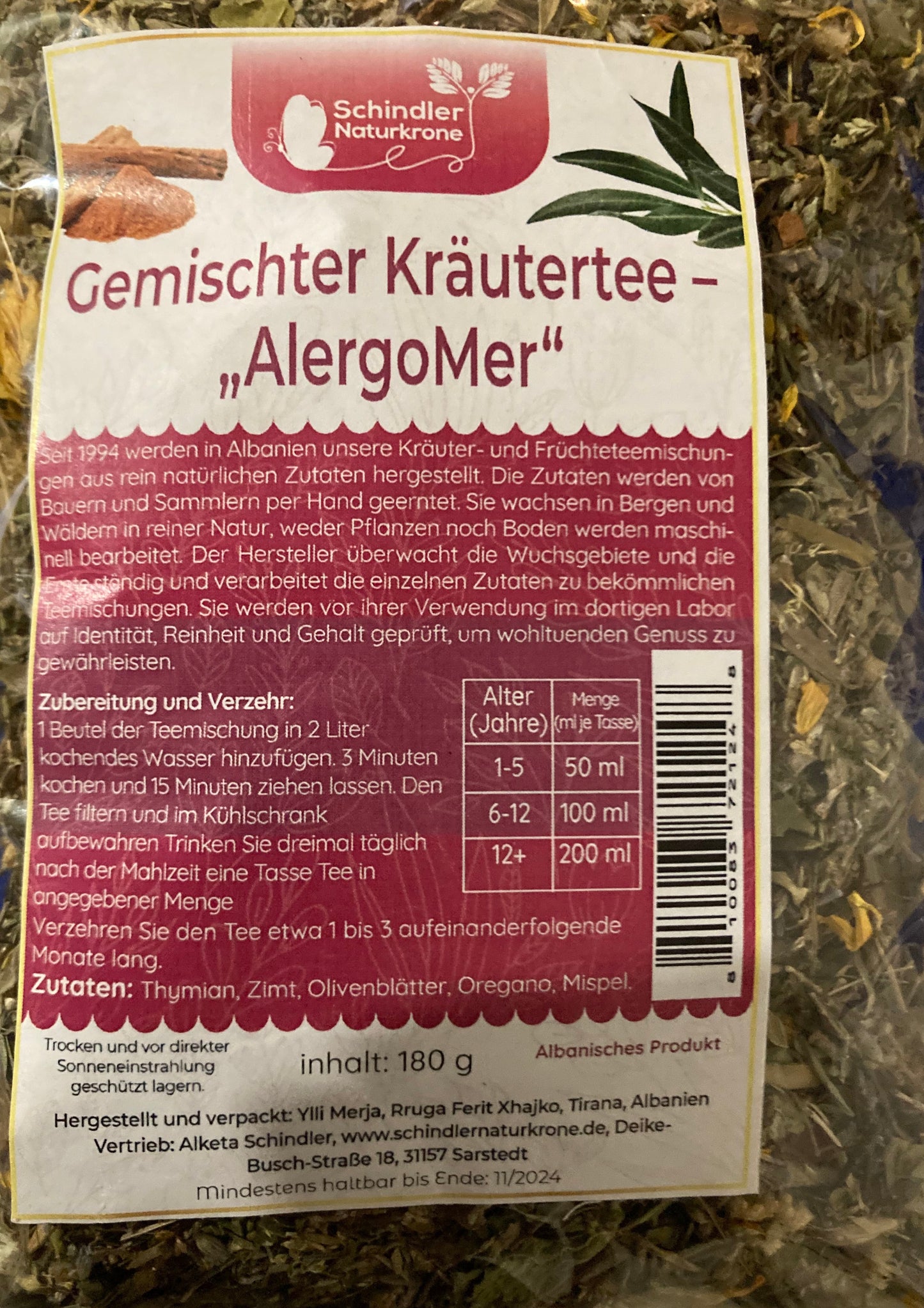 Caj bimor i perzier "AlergoMer"