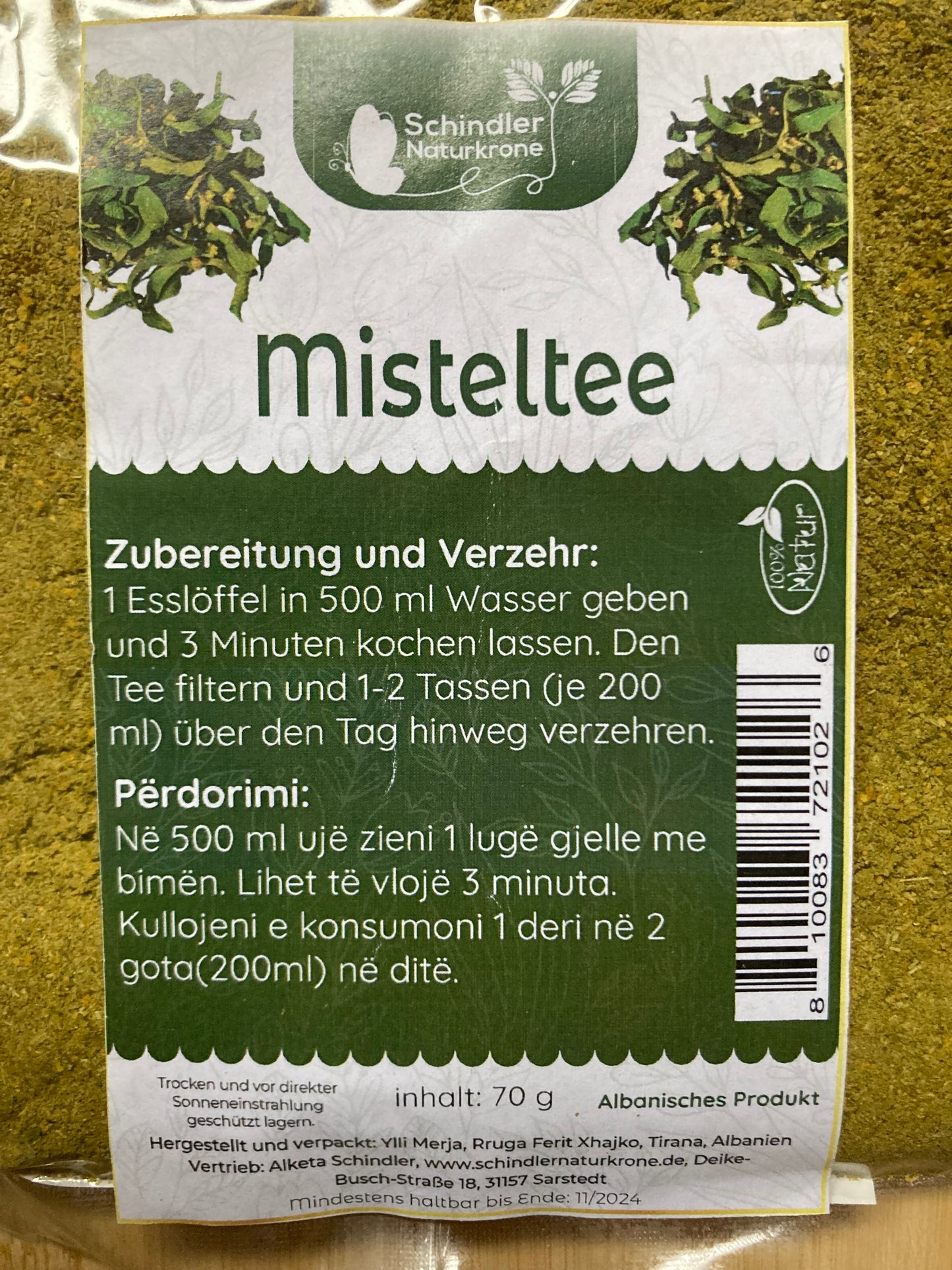 Caj Vjeshtull Bredhi (Viscum album) 70 g