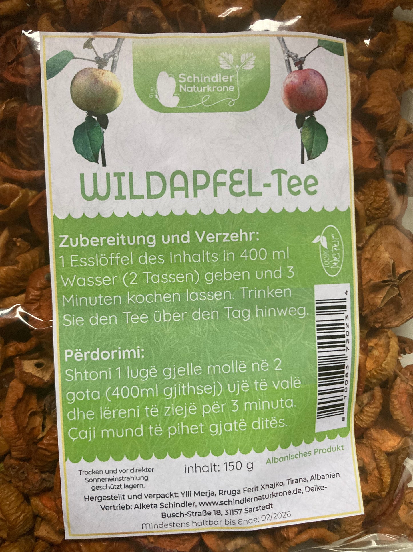Caj molle e eger / Malus Sylvestris 150 g