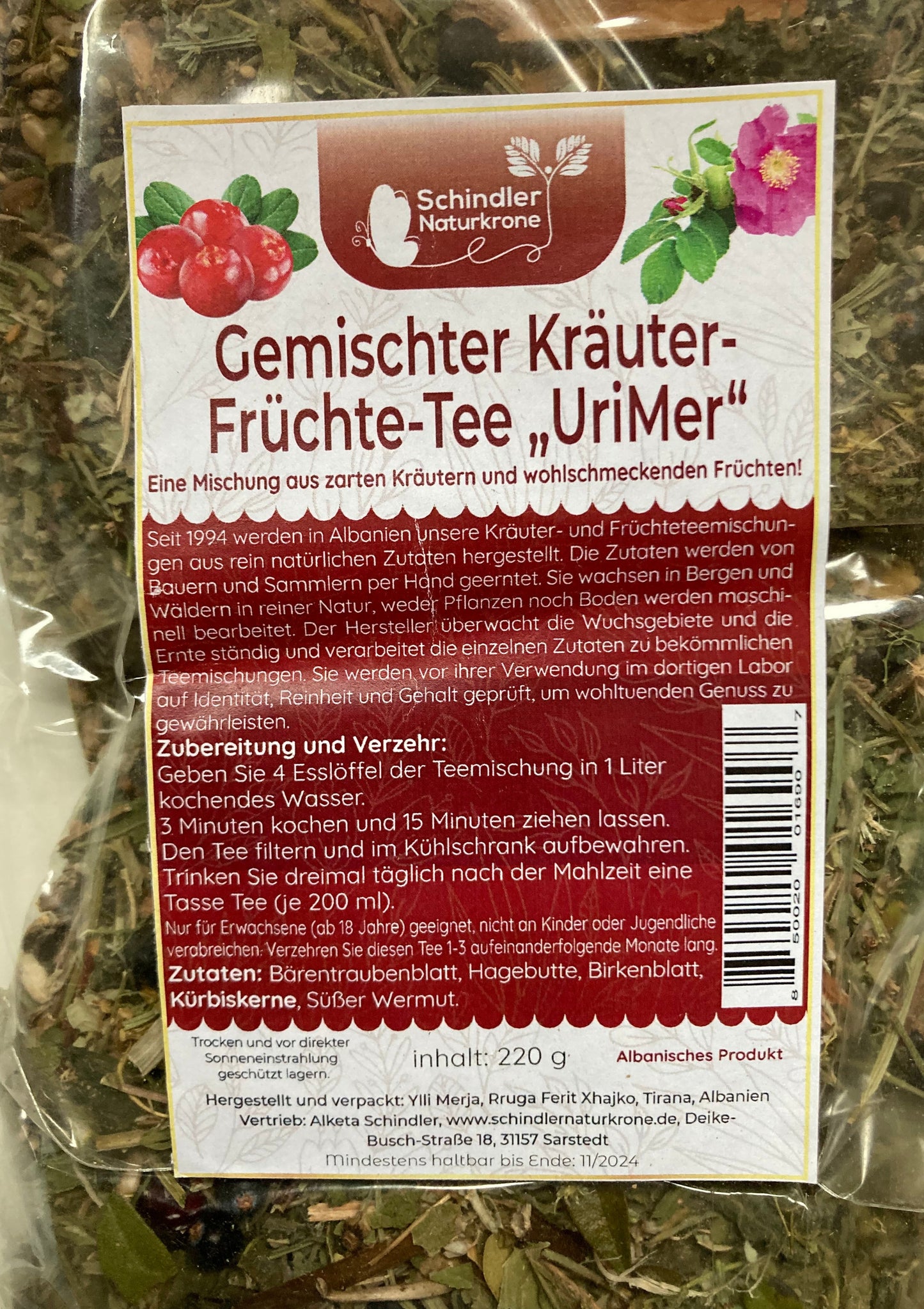 Caj bimor i perzier "UriMer" 220 g